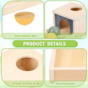 Jouets éducatifs interactifs en bois pour jeux cérébraux pour enfants en bois naturel - Product Image 6