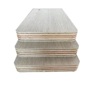 Fábrica de folheados de madeira laminados China Placa de construção marinha MDF corte personalizado folheado de pedra preços finos muito competitivos