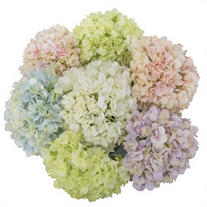 Bouquet di Seta Simulata di Guangzhou, Vendita all'Ingrosso, Grande Ortensia <span class=keywords><strong>Bella</strong></span>, Decorazioni Finte Europee per la Casa - Product Image 1