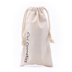 Wholesale Reusable Eco-Friendly Durable <b>Small</b> Custom Promotional Cotton <b>Drawstring</b> Packaging Gift Pouch <b>Bags</b> - Product Image 5