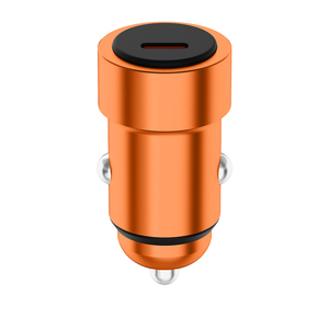 อะแดปเตอร์ชาร์จในรถยนต์ OEM 30W PD ชาร์จเร็ว สีกาแฟ อลูมิเนียม พอร์ต USB-C รองรับไฟ DC 12-24V สำหรับ <span class=keywords><strong>iPhone</strong></span> และ Android <span class=keywords><strong>ราคา</strong></span>ขายส่ง - Product Image 1