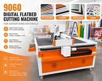 Plotter de corte digital de alta precisión para publicidad, pegatinas, vinilos, etiquetas, papel, cartón espumado.