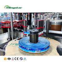 Machine d'étiquetage automatique de colle thermofusible OPP de bouteille de prix d'usine