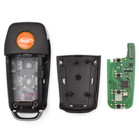 Clé de voiture pliable Xhorse XEFO01EN Série XE universelle 433mhz 315mhz Télécommande pour véhicule