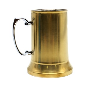 Grande tasse isotherme en acier inoxydable à <span class=keywords><strong>double</strong></span> <span class=keywords><strong>paroi</strong></span>, <span class=keywords><strong>verre</strong></span> à bière personnalisé avec poignée, tasse de camping, verres à bière, gobelet à vin, idéal pour l'extérieur - Product Image 6