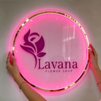 Letrero Luminoso LED Personalizado de Acero Inoxidable con Grabado 3D, Tiras LED, Alimentación CC, Color y Tamaño Personalizables, Montaje en Pared para Publicidad en Centros Comerciales y Parques