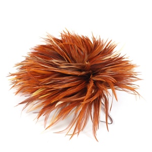 Bán Buôn Giá Rẻ 6-8 Inch Nhuộm Màu Đỏ Dậu Lông 50 Miếng <span class=keywords><strong>1</strong></span> Bó Trong Gói Cho DIY Hiệu Suất Nghệ Thuật Giấc Mơ Catcher - Product Image 6