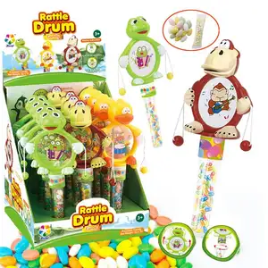 Shantou Juqi Candy Toys Plastic Rattle Sweets Toy Kids Candy Toy with Bonbons and Dulces