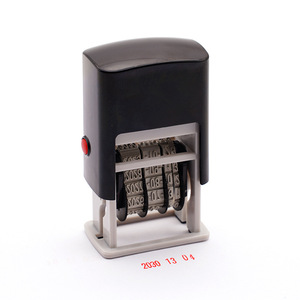 Adjustable Date <strong>Stamp</strong> Coding Machine Handheld Plastic Manual Ink <strong>Return</strong> <strong>Stamp</strong> for Office Use - Product Image 3