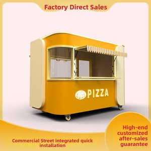 รถเข็นขายอาหารรถเข็นขายอาหารสำหรับตลาดกลางคืนกลางแจ้ง - Product Image 2