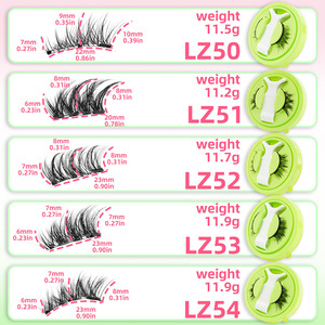 1 paire de <span class=keywords><strong>cils</strong></span> magnétiques réutilisables, <span class=keywords><strong>cils</strong></span> magnétiques 3D naturels, pas besoin de colle, <span class=keywords><strong>cils</strong></span> avec pince, outils de maquillage - Product Image 3
