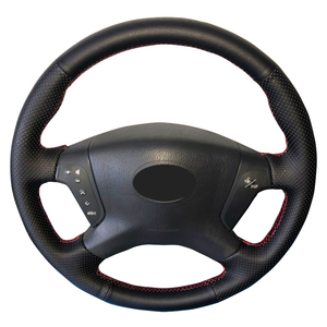 <span class=keywords><strong>Funda</strong></span> de <span class=keywords><strong>Volante</strong></span> de Coche Cosida a Mano Personalizada de Fibra de Carbono y Cuero de Microfibra para <span class=keywords><strong>Toyota</strong></span> <span class=keywords><strong>Avensis</strong></span> 2003-2007 - Product Image 1