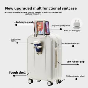 Multifunctionele neopreen reiskoffer met universele wielen, nieuw model, cijferslot, handbagage, 24 inch, populair fabrieksmodel - Product Image 2