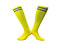 Chaussettes de sport pour hommes avec logo personnalisé, longues, antidérapantes, au-dessus du genou, pour football, basketball, soccer, baseball, hockey, vente en gros