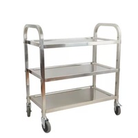Carrito Utilitario de Acero Inoxidable, Dimensiones 1000x600x940mm, 1 Año de Garantía