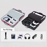 Sac de rangement pour PS5, étui de transport avec poignée, pochette rigide antichoc, boîte à fermeture éclair, support pour casque de jeu, organisateur pour Sony PlayStation 5