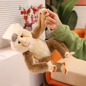 Peluche de Babuino Realista en Oferta, 27 cm de Altura Sentado, Animal de Peluche Suave para Niños, Regalo de Zoológico de la Selva - Product Image 5