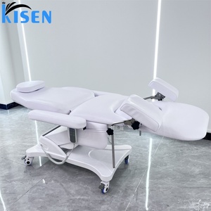 KISEN Nouvelle Arrivée Lit d'examen gynécologique électrique confortable avec fonction massage, Chaise de salon de beauté pour usage en clinique esthétique privée - Product Image 2