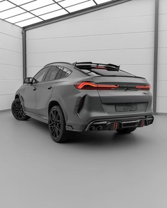For BMW X6M Carbon Fiber Body Kit X6M LD Carbon Fiber Front Lip Diffuser Spoiler <b>Engine</b> <b>Hood</b> X6M Bumper Auto Parts - Product Image 3