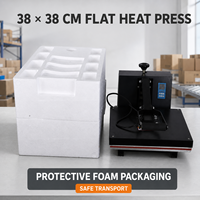 Presse à chaud multifonctionnelle 8-en-1 de 15x15 pouces pour T-shirts, mugs, casquettes, assiettes, chaussures, transfert par sublimation