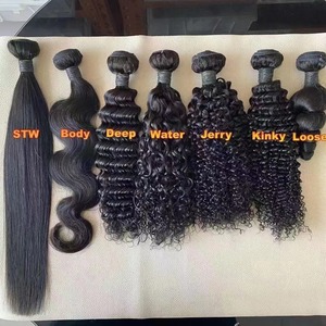 Extensions de cheveux humains vierges brésiliens de grade 12A, double trame, ondulations Water <span class=keywords><strong>Wave</strong></span>, lots de mèches, couleurs plus foncées, livraison 24/7 - Product Image 5