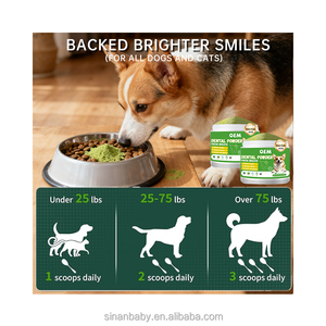 AOCSE/OEM Polvo Orgánico <span class=keywords><strong>para</strong></span> <span class=keywords><strong>el</strong></span> Cuidado Dental de <span class=keywords><strong>Perros</strong></span> y Gatos con Mezcla de Hierbas Naturales, Prebióticos, Vitaminas y Minerales, Reduce la Placa y <span class=keywords><strong>el</strong></span> <span class=keywords><strong>Mal</strong></span> <span class=keywords><strong>Aliento</strong></span> - Product Image 2