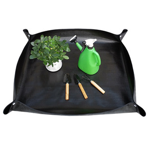 Tapis de jardinage enduit de PE, imperméable, pour rempotage, mélange de terre et plantation, pour usage intérieur et extérieur - Product Image 4