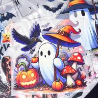 Transferencias DTF de Halloween para Ropa, Impermeables, Lavables, No Tóxicas, Pegatinas de Impresión por Transferencia de Calor, Compatibles con OEM/ODM