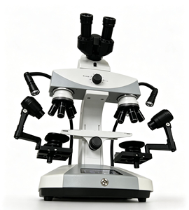 Microscope numérique de comparaison 8-96X (extensible 3.2-307X) – Équipement de laboratoire haute précision pour l'inspection d'épreuves légales - Product Image 2