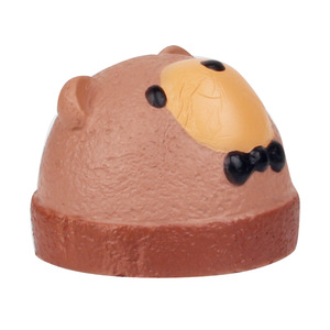 Pu Bear Cake Shape Fidget Toy Slow <b>Rebound</b> Stress Reliever Unisex 8 To 13 Years - Product Image 3
