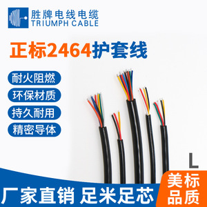 Valvoline UL2464 Unshielded Sheathed Cable 24AWG 2/3/4/5/6 Core PVC Tinned Multi-strand Copper Wire for Electrical Equipment - Product Image 3