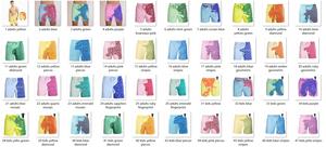 Costume da Bagno per Adulti Padre e Figlio, Pantaloncini da Surf Reattivi all'Acqua con Cambio Colore Magico - Product Image 6