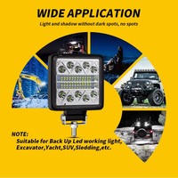 Nueva Luz de Trabajo DXZ de 4 Pulgadas y 34 LED con Certificación CE ROHS de 102W 12-24V para Camiones, Autobuses, Barcos y Automóviles, para Reequipamiento/Actualización con 1 Año de Garantía