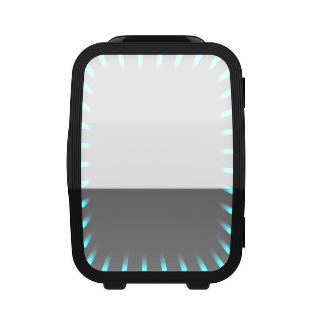 New Mini Fridge 4 Liter 12 Volt Dc Refrigerator for Office Home Portable Small Fridge LED LIGHT Mirror Mini Fridge