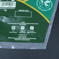 Sac d'emballage micro perforé en plastique imprimé personnalisé avec manchon de fleur de logo pour la farine matériau CPP aseptique