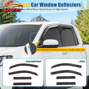 Déflecteurs de vitres latéraux encastrés pour Honda Ridgeline 17-25, protection contre la pluie - Product Image 2