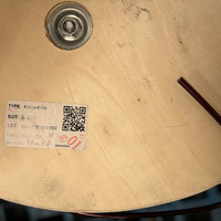 AWG kelas 130-240 derajat 5.5mm berenamel Solid kawat aluminium Toroidol Transformer kabel Winding Ply-Wood Spool kabel listrik