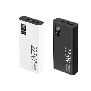 <span class=keywords><strong>Batterie</strong></span> externe 30000 mAh haute capacité avec charge rapide USB 22,5 W, <span class=keywords><strong>batterie</strong></span> Li-Polymère ABS, Micro USB Type-C, affichage LED, <span class=keywords><strong>batterie</strong></span> <span class=keywords><strong>de</strong></span> <span class=keywords><strong>secours</strong></span> pour l'extérieur - Product Image 1