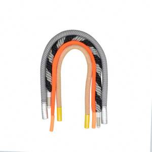 Cordons de serrage plats et ronds en polyester et coton jacquard réfléchissant pour vêtements, cordons de serrage pour sweat-shirt - Product Image 5