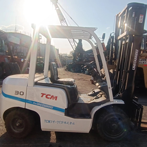 2.5/3/4/5/7/10/15/16/25/30-Ton <b>Used</b> Diesel TCM/KOAMTSU/HELI FD30 FD50 FD70 DIELSEL Forklift with Three Master for Sale - Product Image 1