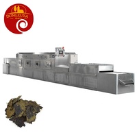 Sécheur à lit fluidisé horizontal Perilla pour herbes médicinales traditionnelles chinoises, sécheur à micro-ondes