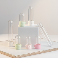 Mini flacons cosmétiques en verre de 1,5 m, 2 ml/5 ml, pour essences, sérums de soin, huiles démaquillantes, échantillons, avec couvercle imprimé et scellé