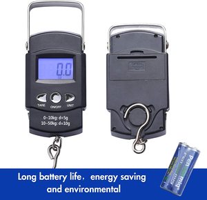 50 kg điện tử xử lý Treo Cá quy <span class=keywords><strong>m</strong></span>ô xách tay hành lý Quy <span class=keywords><strong>m</strong></span>ô Kỹ thuật số với <span class=keywords><strong>1</strong></span> <span class=keywords><strong>m</strong></span> đo băng - Product Image 4