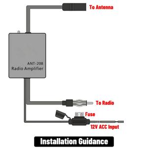 Pratico amplificatore di segnale <span class=keywords><strong>FM</strong></span> Anti-interferenza Antenna per auto Radio Universal <span class=keywords><strong>FM</strong></span> Booster Amp parti di automobili - Product Image 6