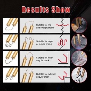 50W <b>Welding</b> Stapler Portable Plastic <b>Welding</b> Staples Machine Car Bumper Repair <b>Kit</b> - Product Image 5