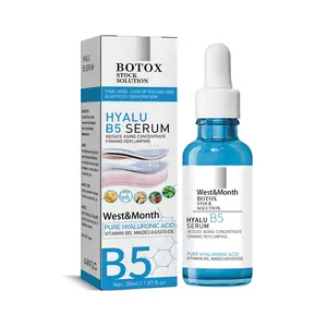 High Quality West&Month 30ml Skin Firming Repluming Anti-aging Hyalu Vitamin B5 Face Serum