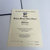 Certificat de diplôme en papier personnalisé A3/A4 en gros