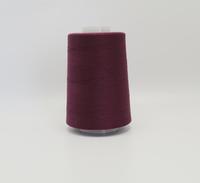 Hilo de Coser 40S/2 Tex30 100% Poliéster Teñido Ecológico 5000Y para Máquinas de Coser, Overlock, Acolchado, Piecing, Hilo de Alta Tenacidad