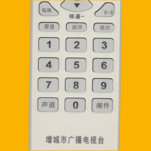 รีโมทคอนโทรลคริสตัลบีดส์ รุ่น YK-01548 สำหรับกล่องรับสัญญาณ Zengcheng รหัสคงที่ สีขาวนวล - Product Image 3