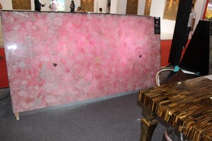 Đá Quý Rose Pink Quartz Rose Crystal Slab Foorling Gạch Bán Buôn - Product Image 4